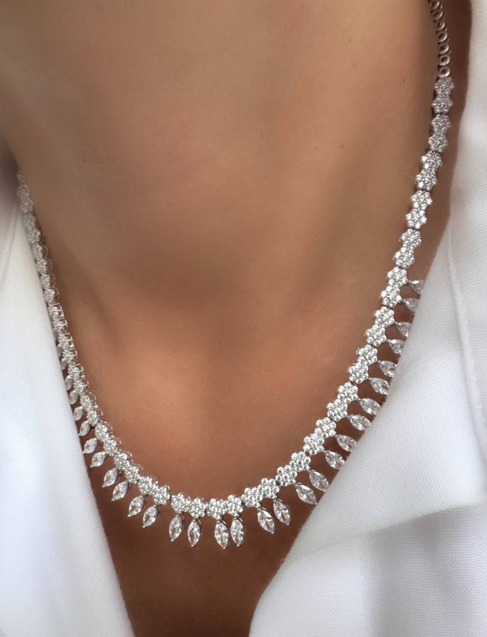 Collier Fleur de Rive (925er Sterlingsilber)