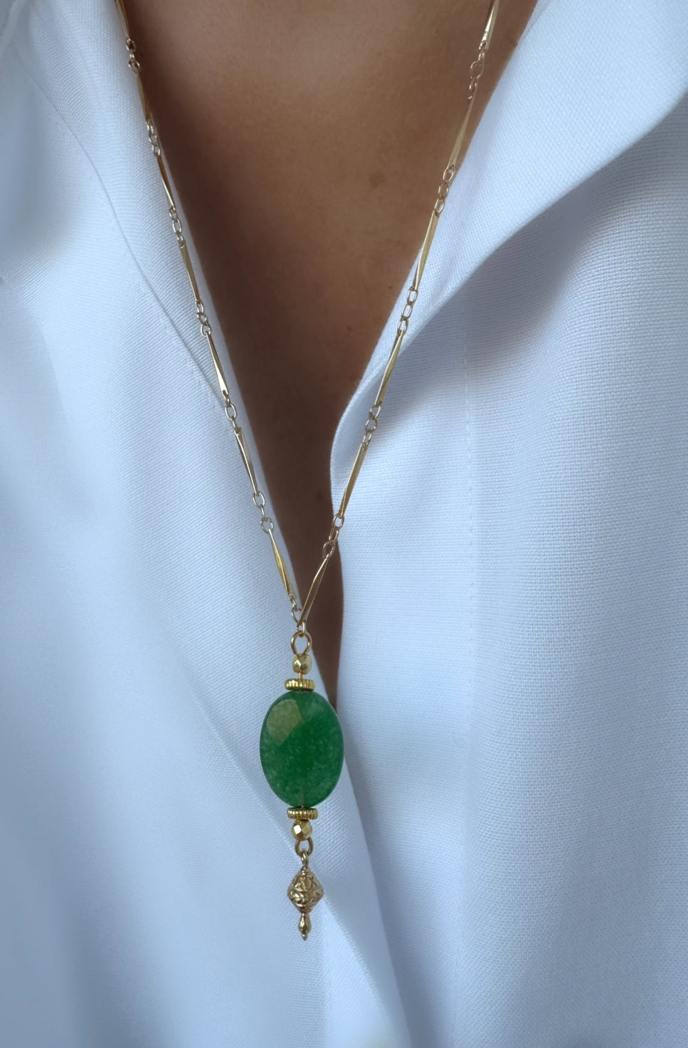 Collar Stones Cono (Aventurina)