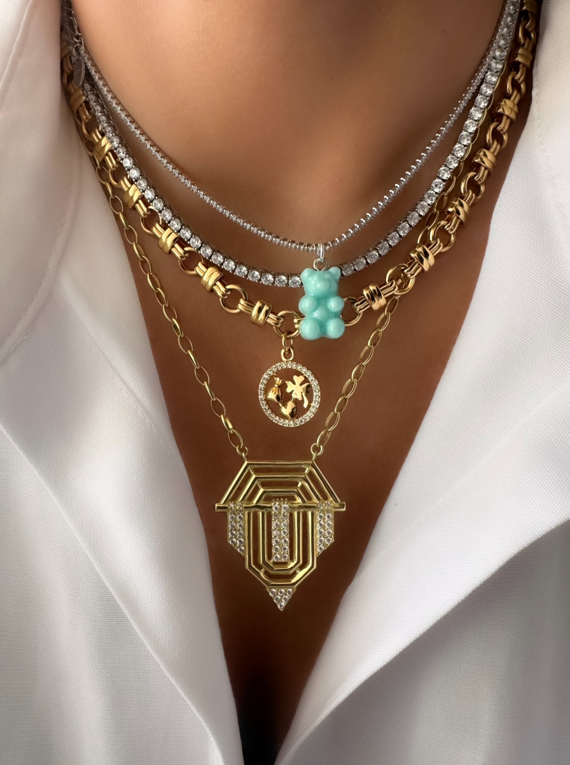 Halskette Allure Serenity (Gold Vermeil)