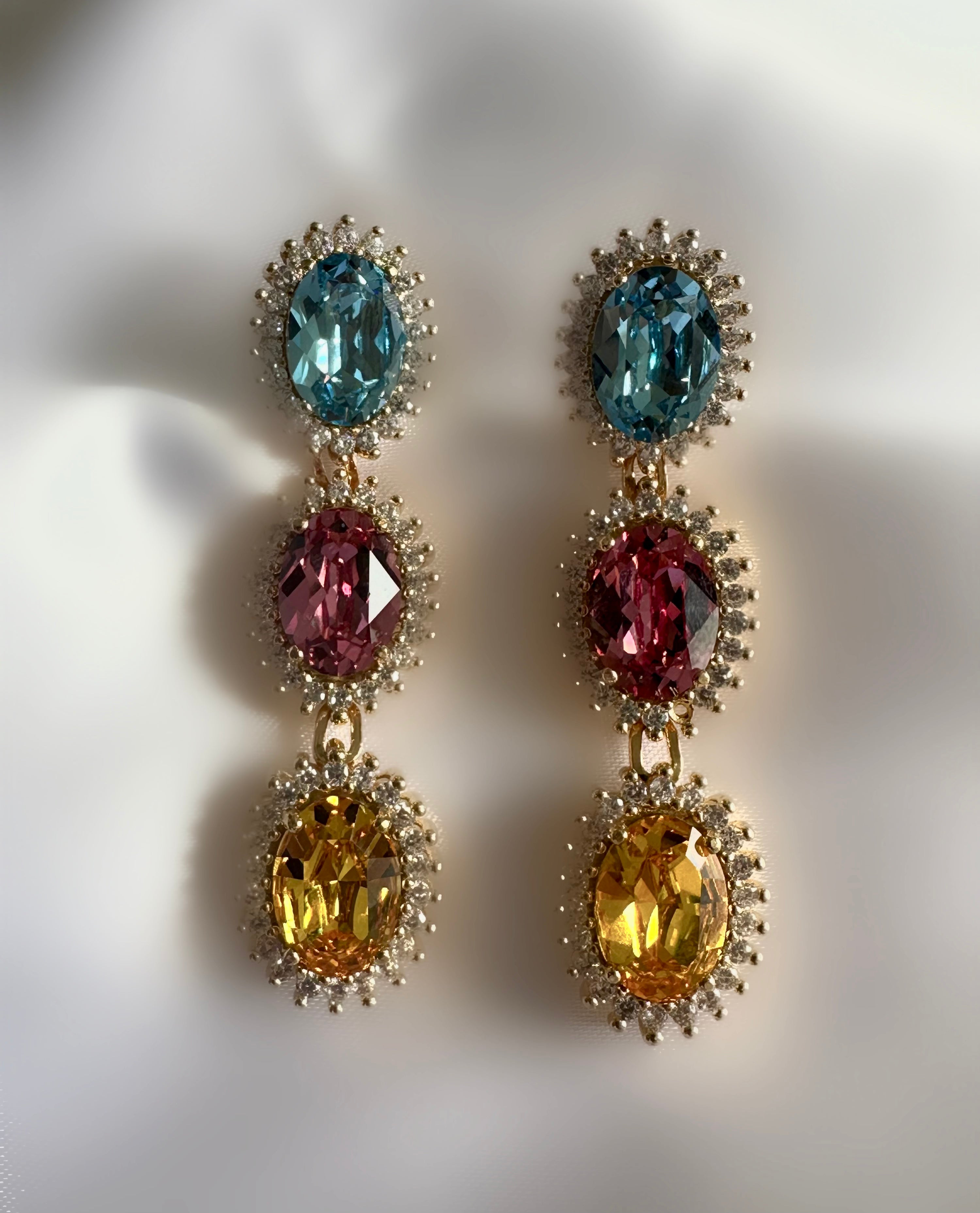 Pendientes Marquesa Triplet (Pastel)
