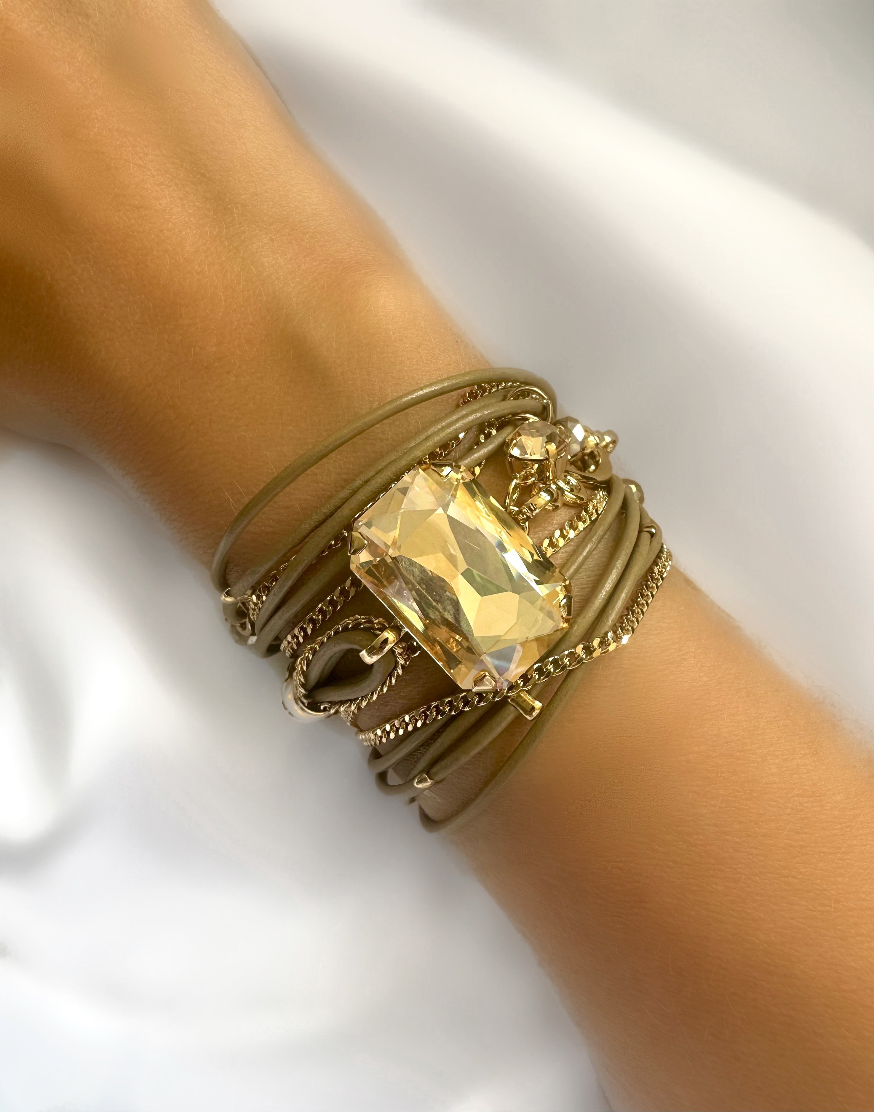 Evangelista Armband (Taupe)
