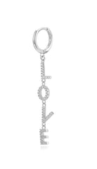 Le Marshand®  -  Joyería en plata 925, chapado en Oro 24K - Arito Lux Love II (Plata) - Diseños propios - Brazaletes, pulseras, collares y pendientes - Joyería online - Mallorca