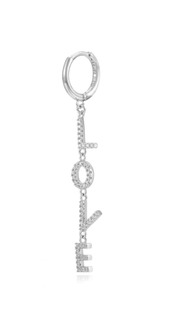 Le Marshand®  -  Joyería en plata 925, chapado en Oro 24K - Arito Lux Love II (Plata) - Diseños propios - Brazaletes, pulseras, collares y pendientes - Joyería online - Mallorca