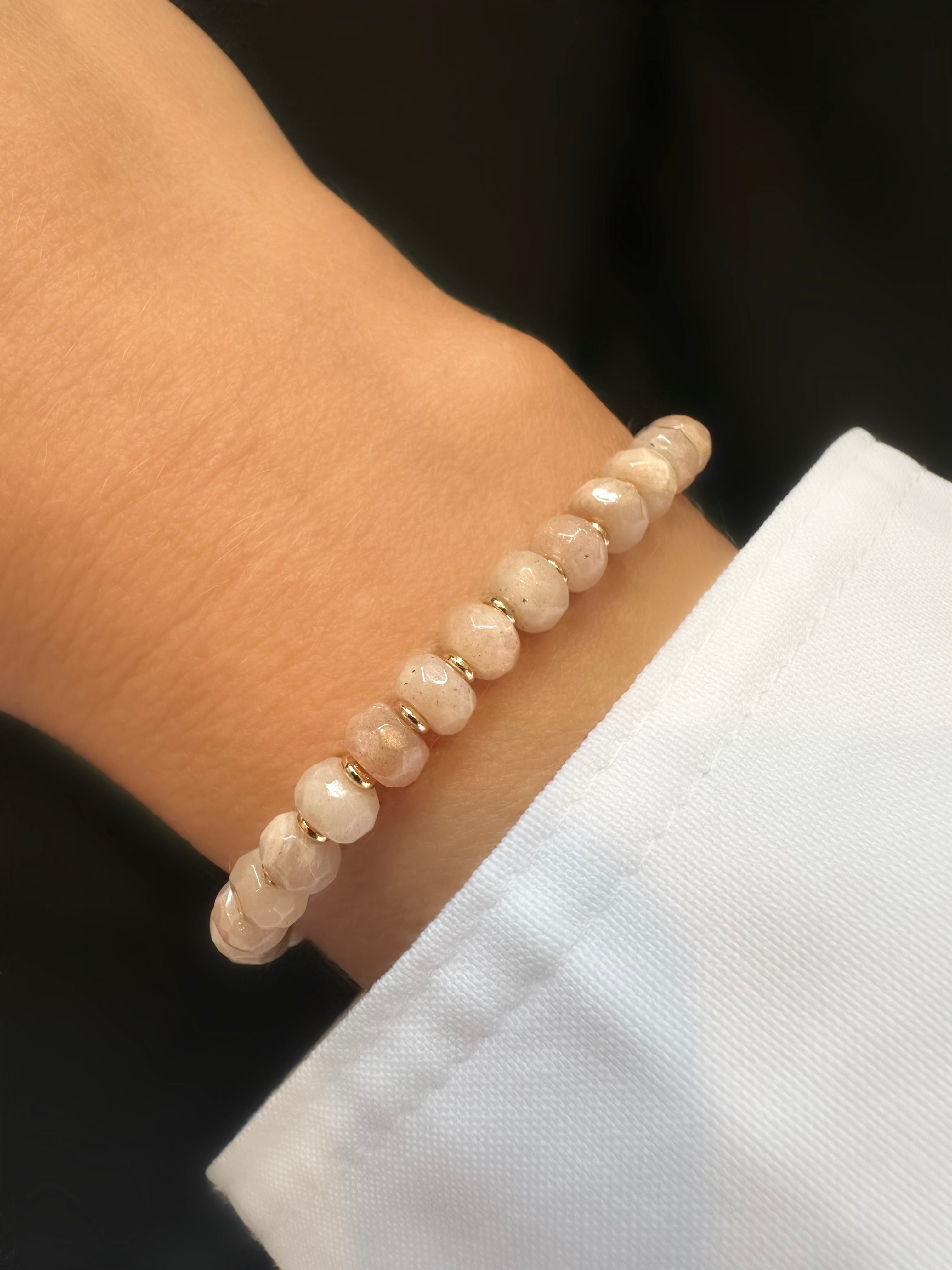 Armband Stones (Lepidolith)