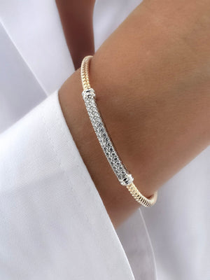Brazalete Cruise Petite (Plata 925 bañada oro 18k)