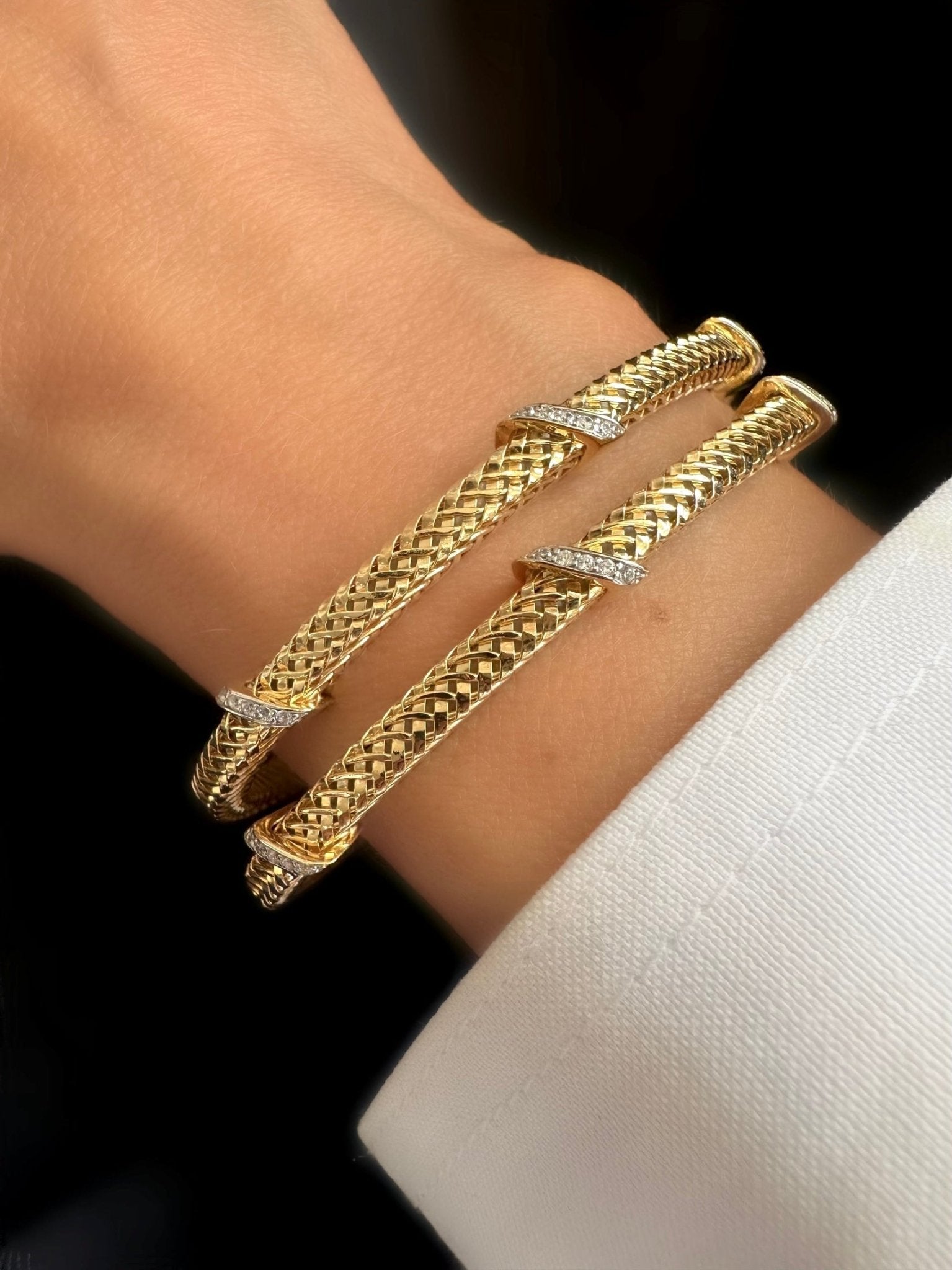 Brazalete Cruise Royal (Plata 925 bañada Oro 24k) - LE MARSHAND™