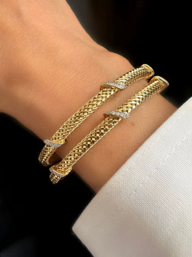 Brazalete Cruise Royal (Plata 925 bañada Oro 24k)