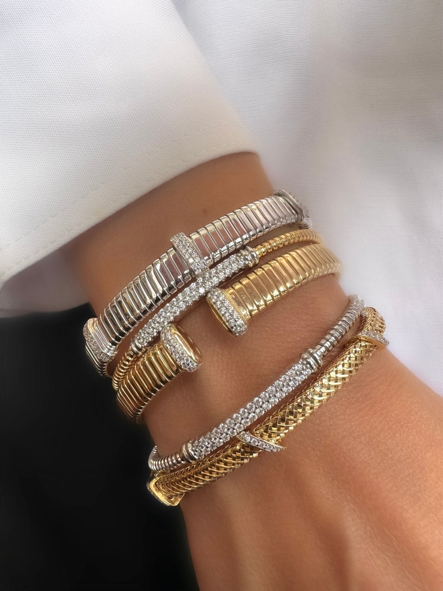 Brazalete Cruise Royal (Plata 925 bañada Oro 24k) - LE MARSHAND™
