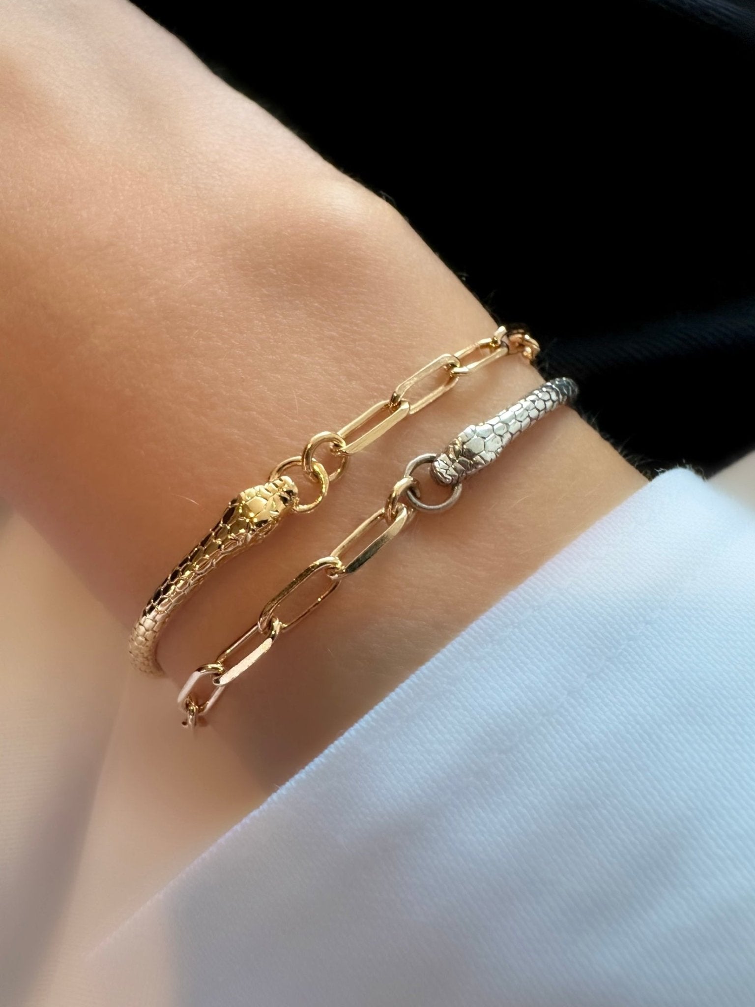 Brazalete Snake Bite (Plata 925) - LE MARSHAND™