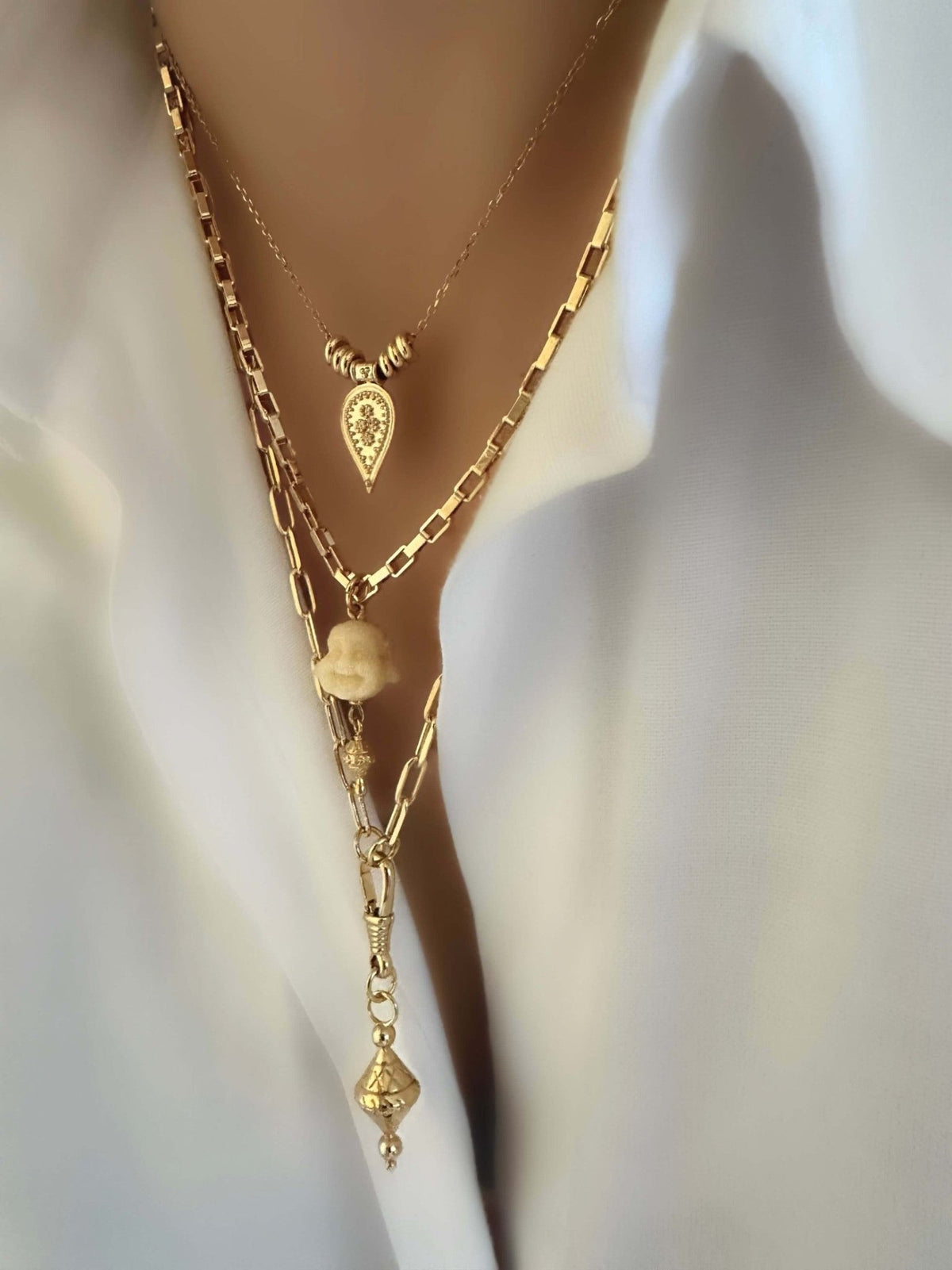 Collar Allure Cono Tibet Long