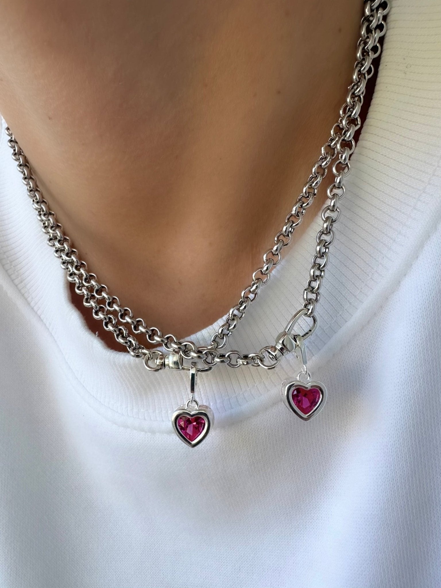 Collar Allure Passion (Pink) (Plata 925) - LE MARSHAND™