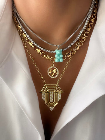 Collar Allure Serenity (Oro Vermeil)