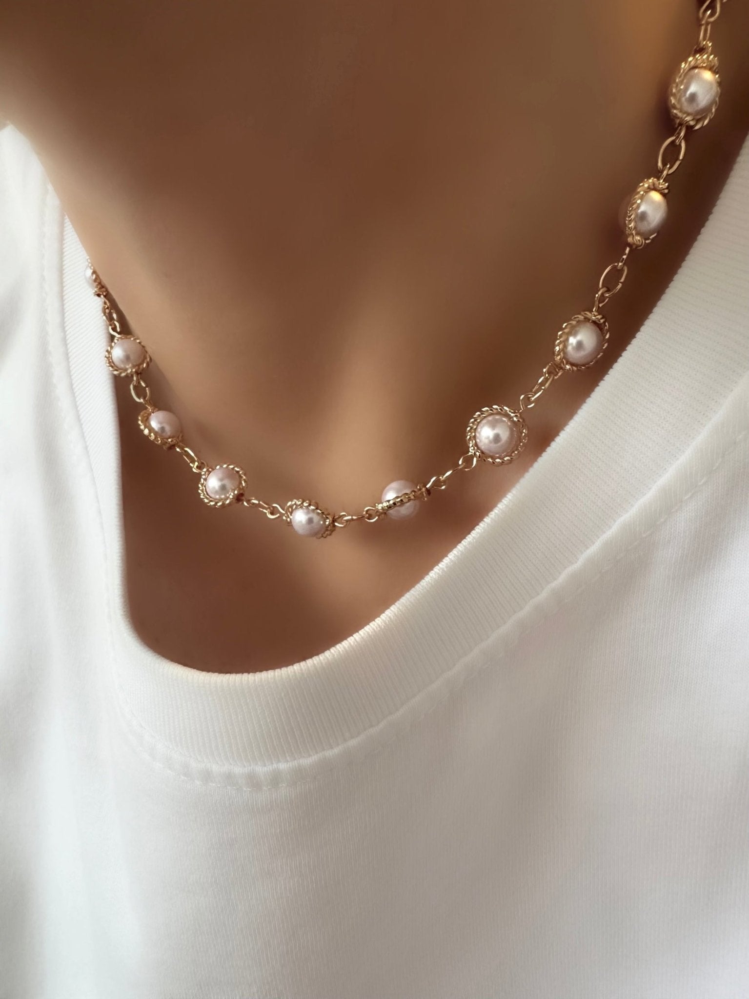 Collar Antic Gran Perla - LE MARSHAND™