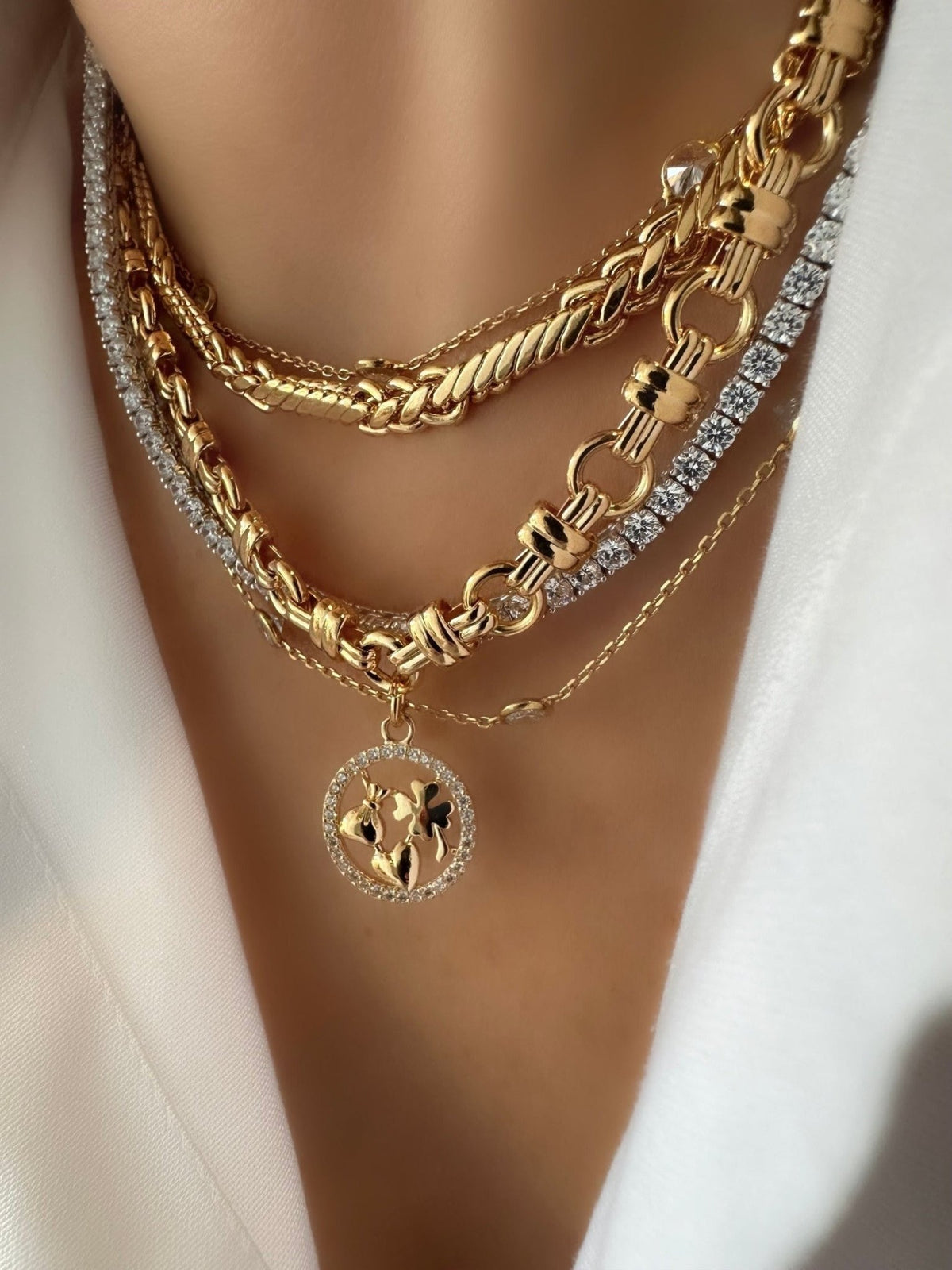 Collar Classic Riviere (3mm) (Plata 925)