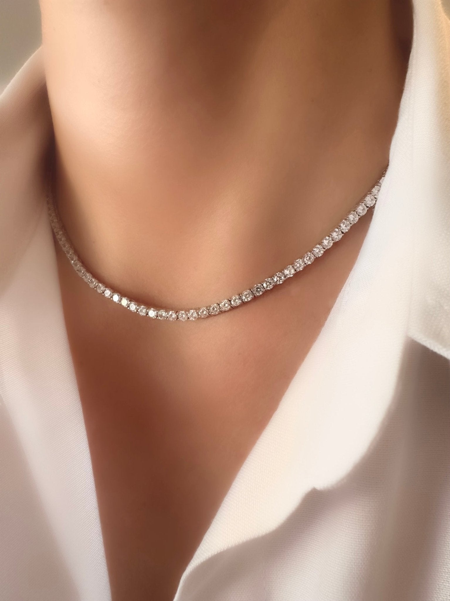 Collar Classic Riviere (3mm) (Plata 925) - LE MARSHAND™