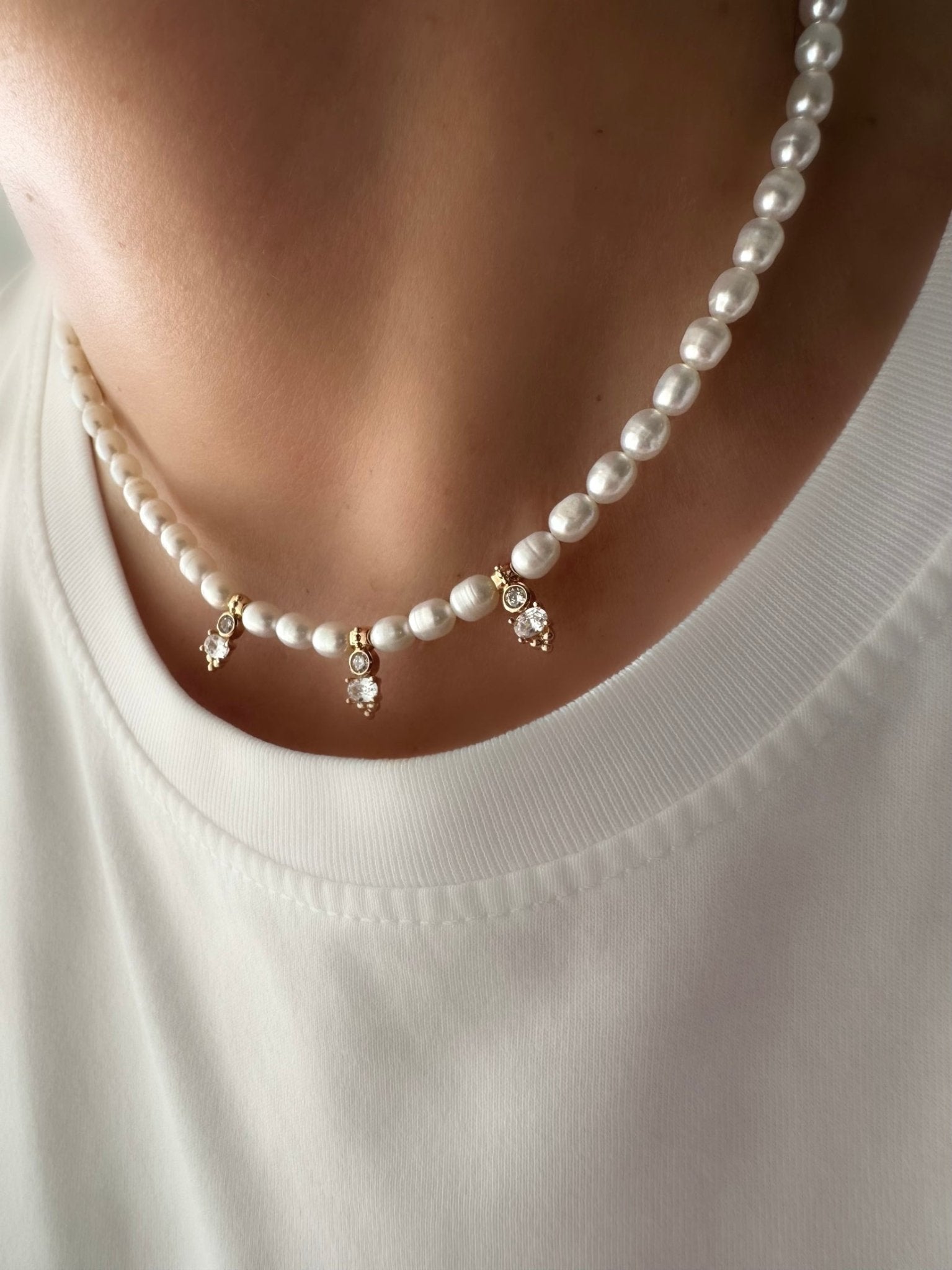 Collar Dolce Pearl Silvy - LE MARSHAND™