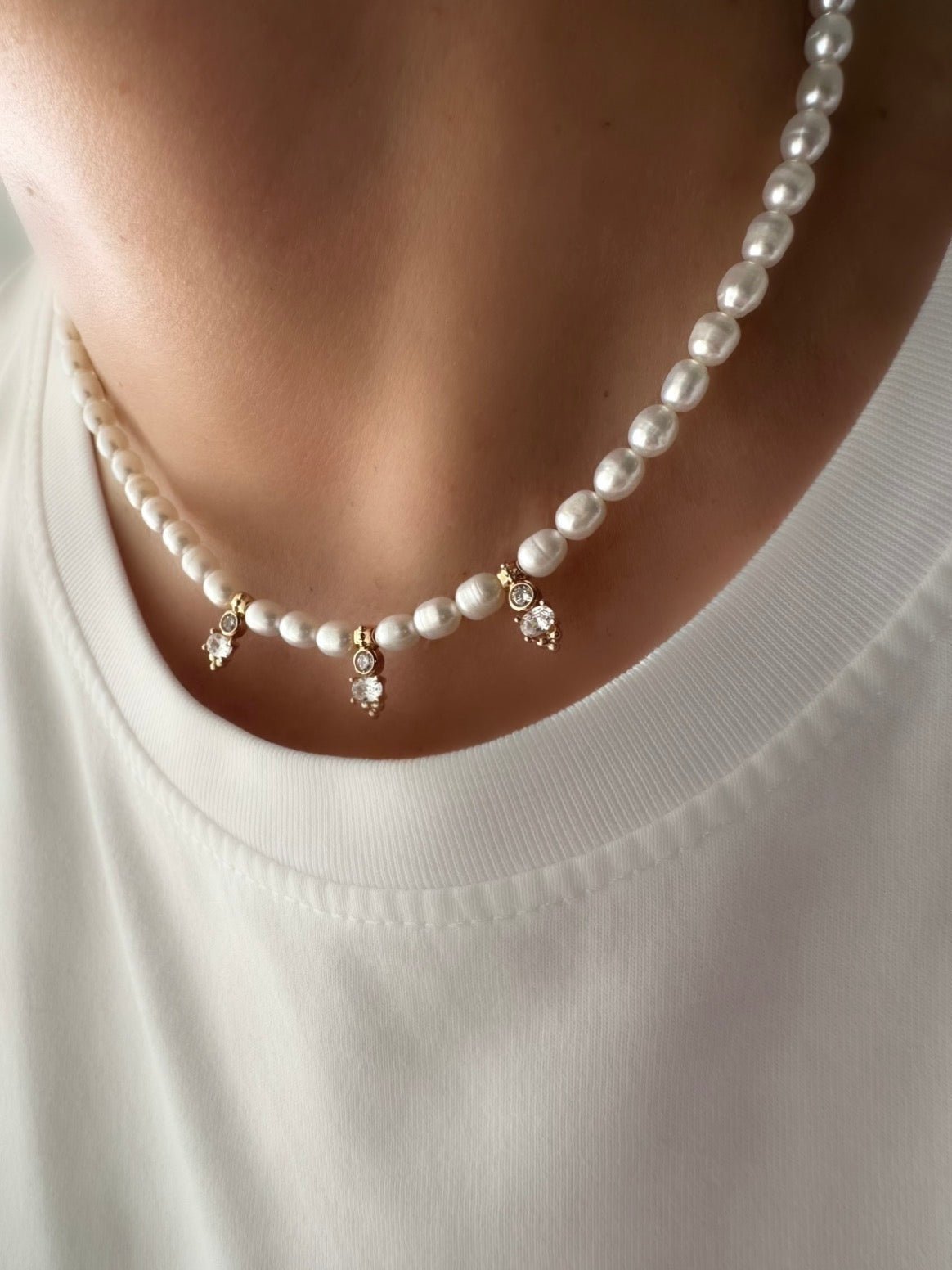 Collar Dolce Pearl Silvy - LE MARSHAND™