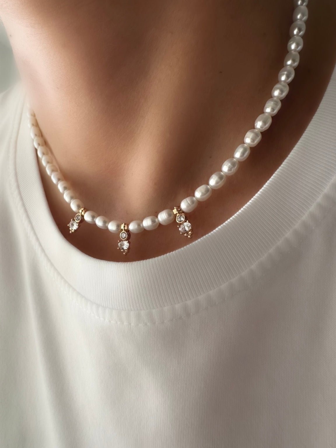 Collar Dolce Pearl Silvy - LE MARSHAND™