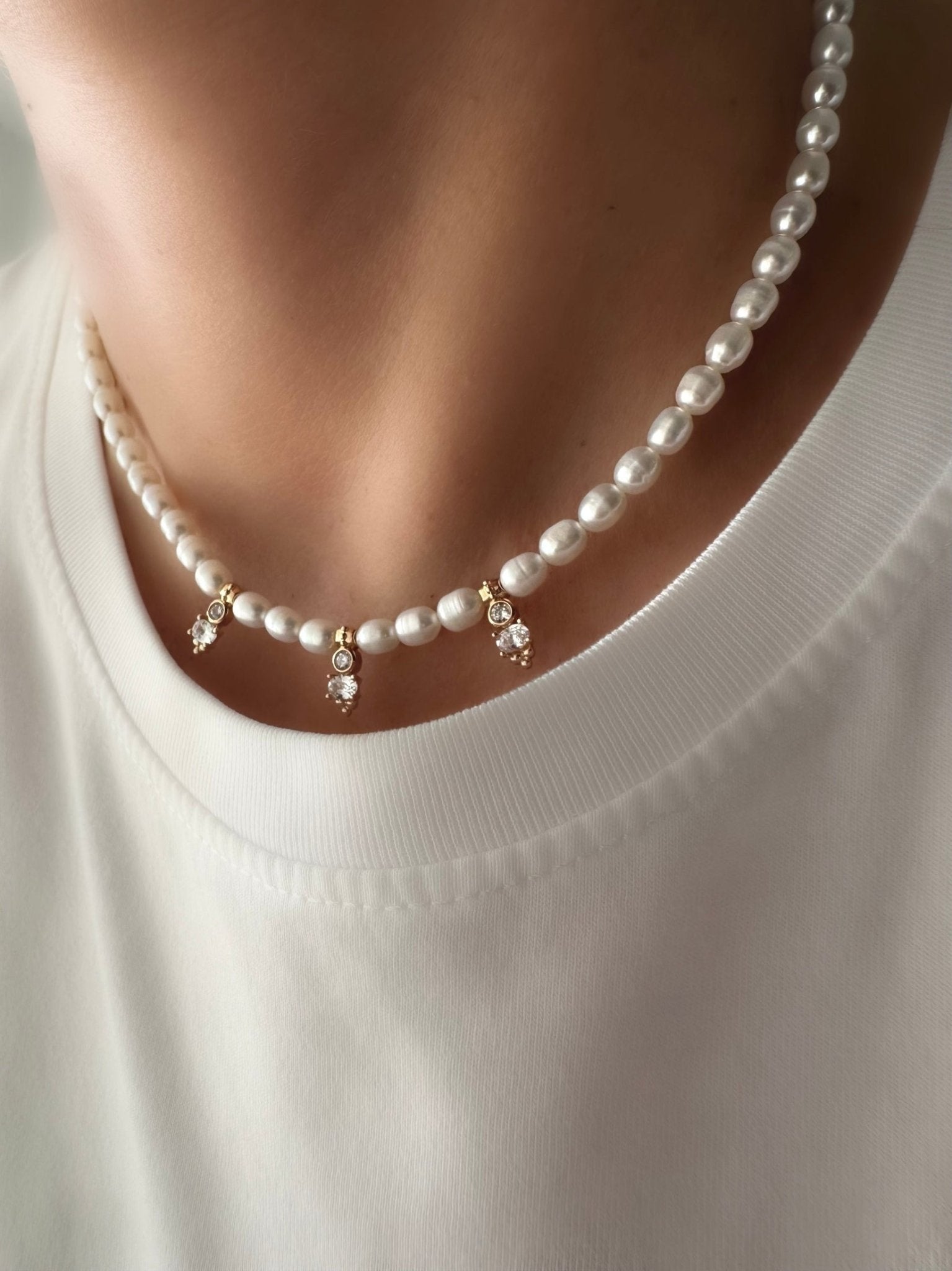 Collar Dolce Pearl Silvy - LE MARSHAND™