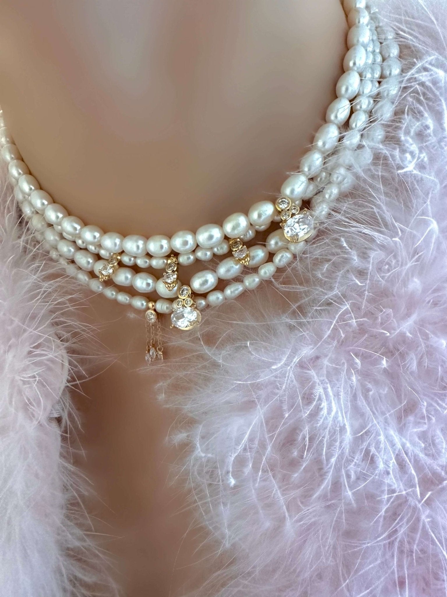 Collar Dolce Pearl Tulipe - LE MARSHAND™