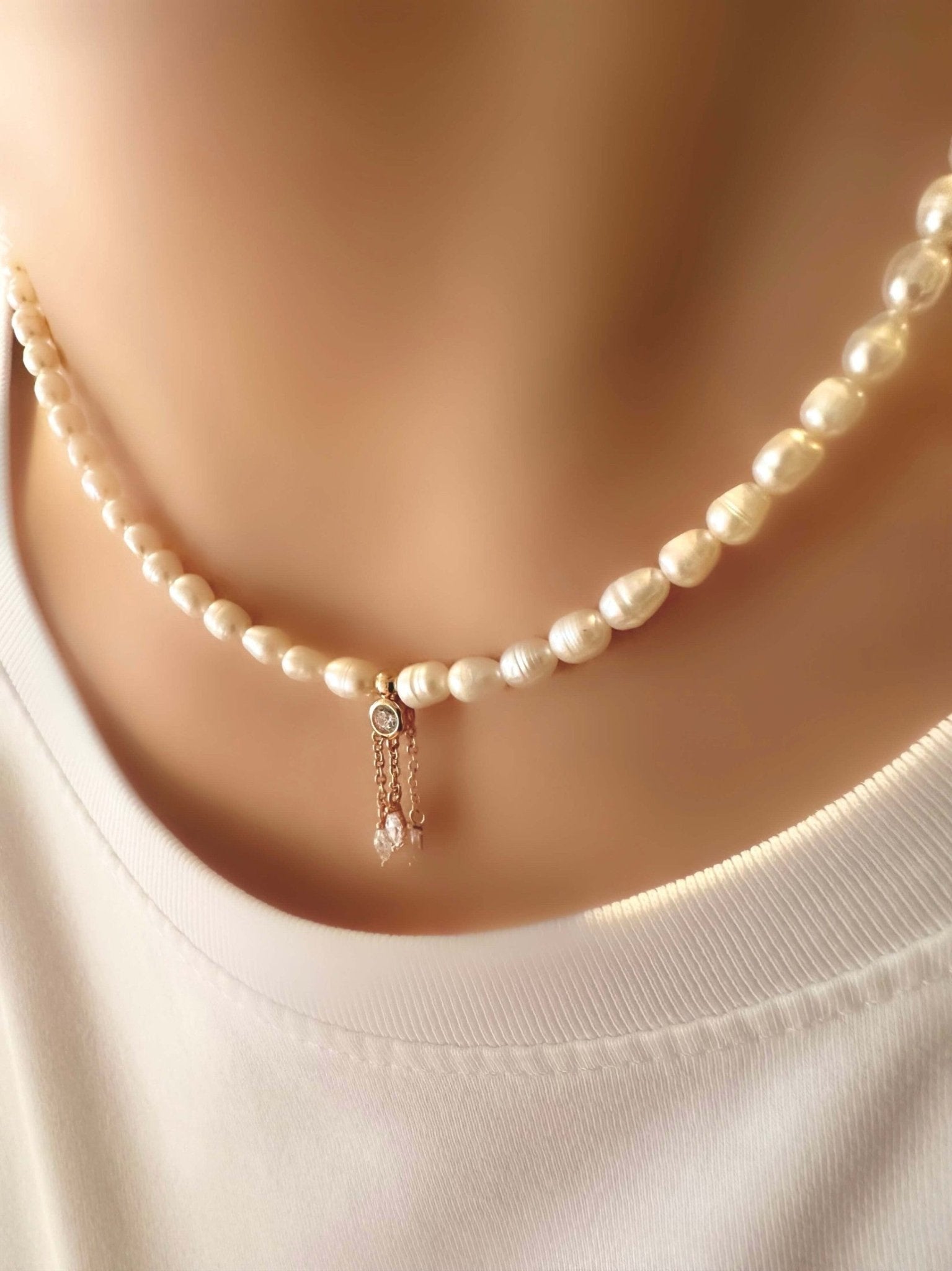 Collar Dolce Pearl Tulipe - LE MARSHAND™