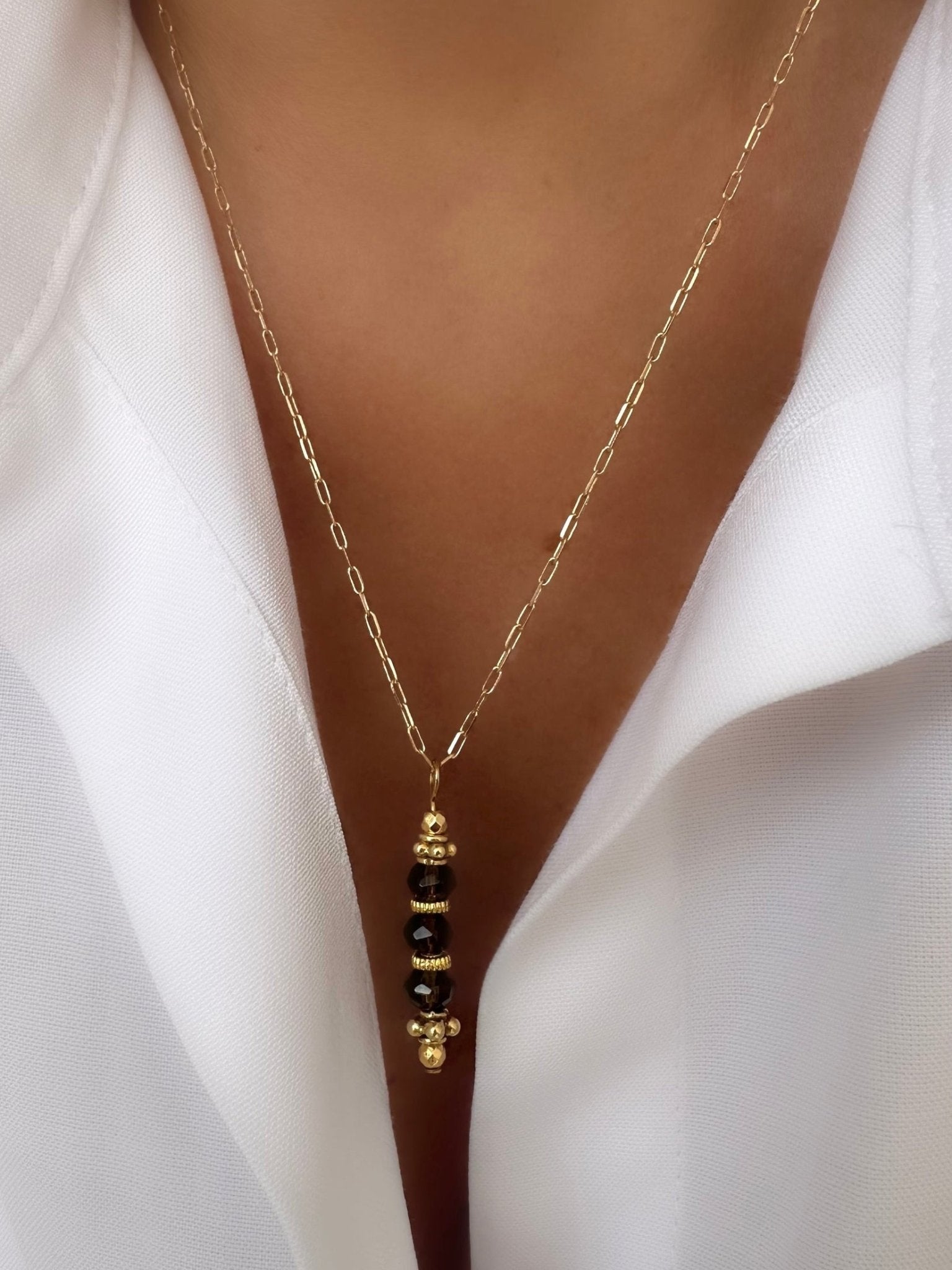 Collar Energy (Cuarzo Fumé) - LE MARSHAND™