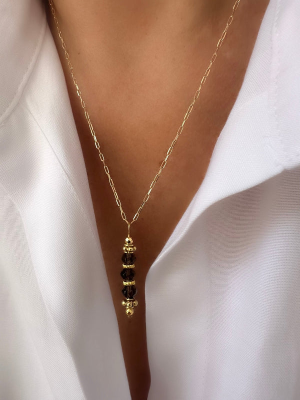 Collar Energy (Cuarzo Fumé) - LE MARSHAND™