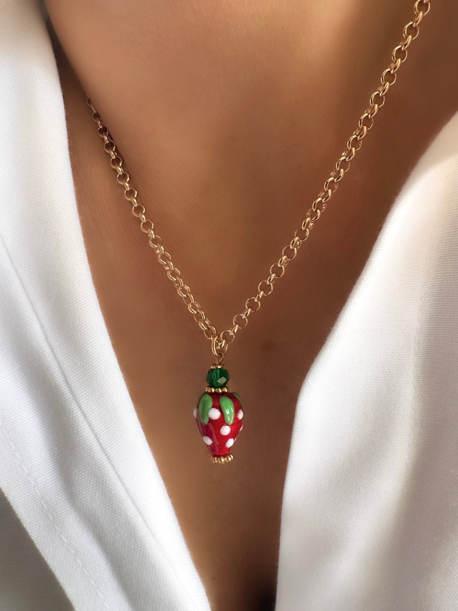 Collar Fresa - LE MARSHAND™