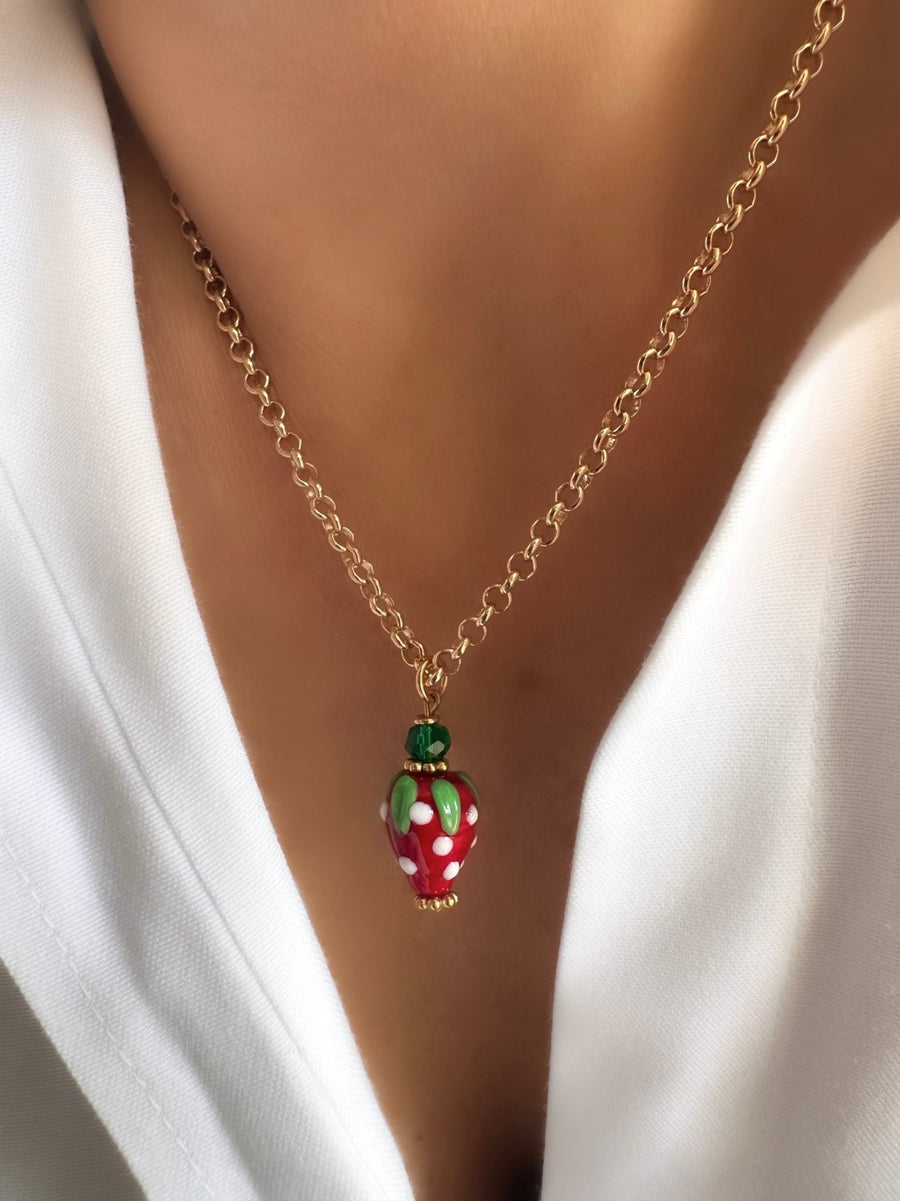 Collar Fresa - LE MARSHAND™