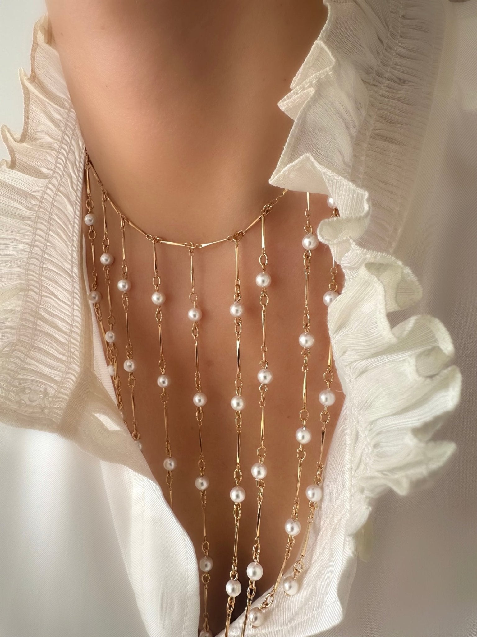 Collar Lluvia de Perlas - LE MARSHAND™