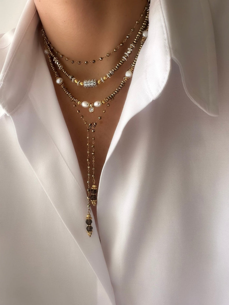 Collar Pirita Strong (Plata 925 y Pirita) - LE MARSHAND™