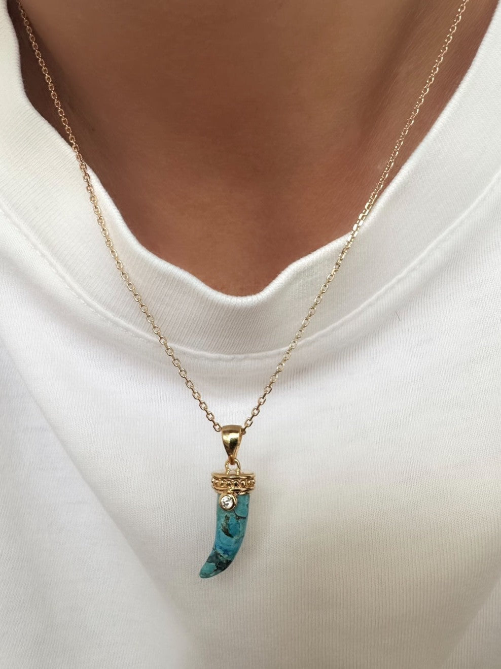 Collar Siracusa Petite (Turquesa) - LE MARSHAND™