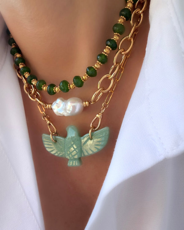 Collar Stones Aguila (Aventurina)