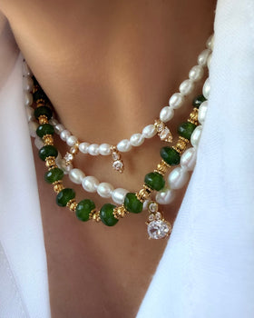 Collar Stones Collection Nº1 (Jade Verde)