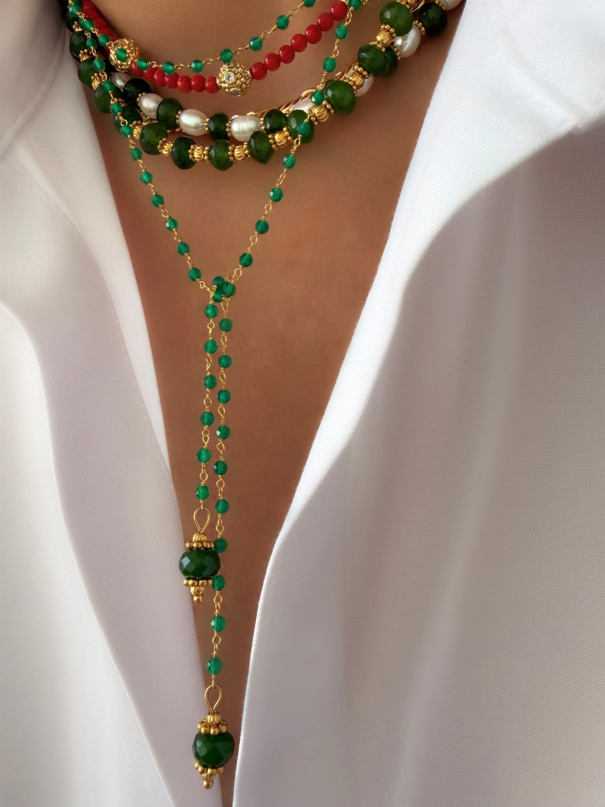 Collar Stones Collection Nº1 (Jade Verde)