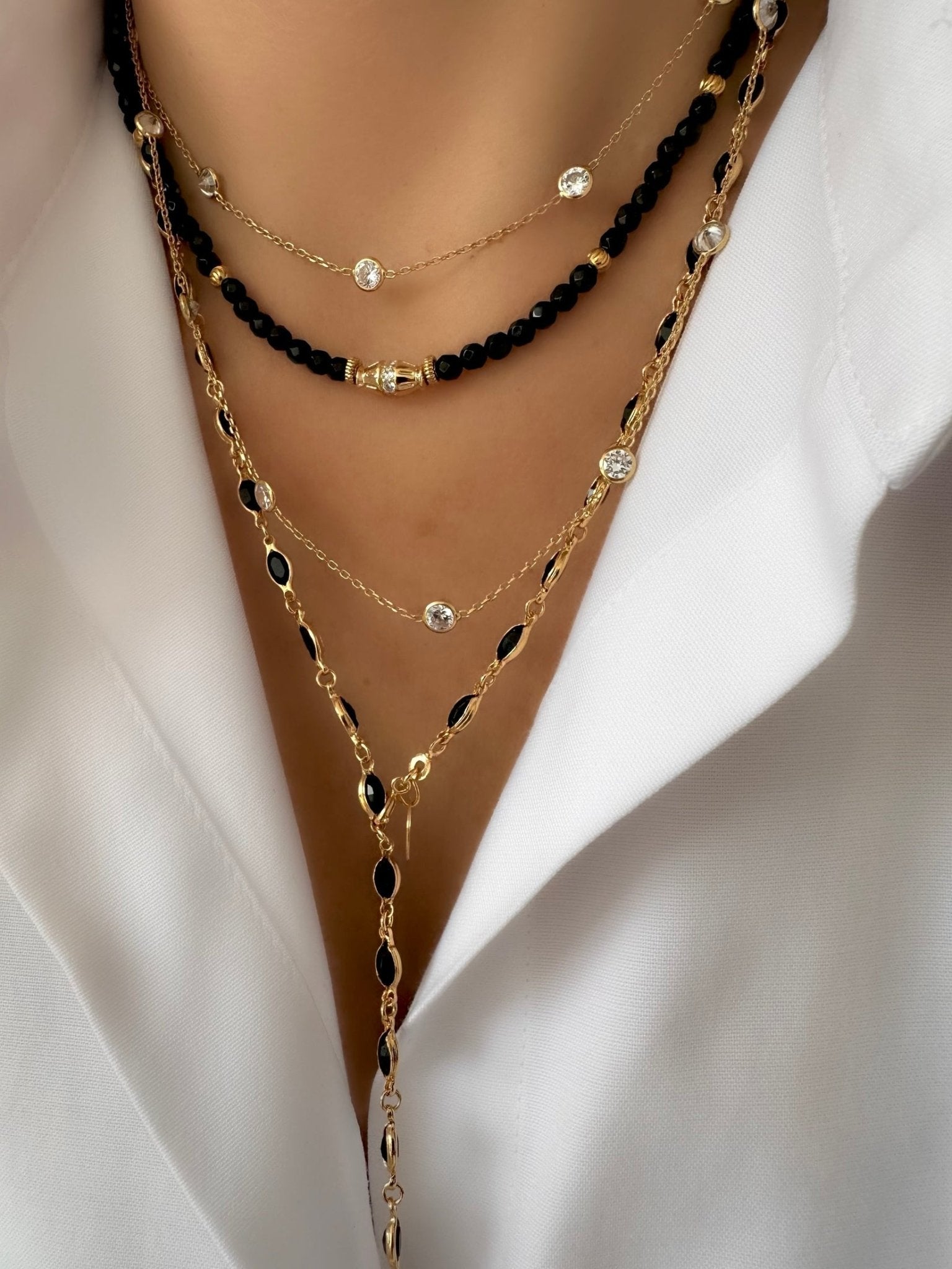 Collar Stones Onix Clarisse - LE MARSHAND™