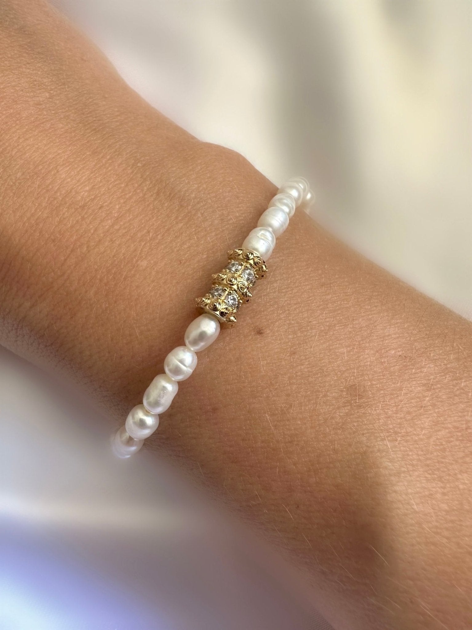 Pulsera Dolce Pearl Sandrine - LE MARSHAND™