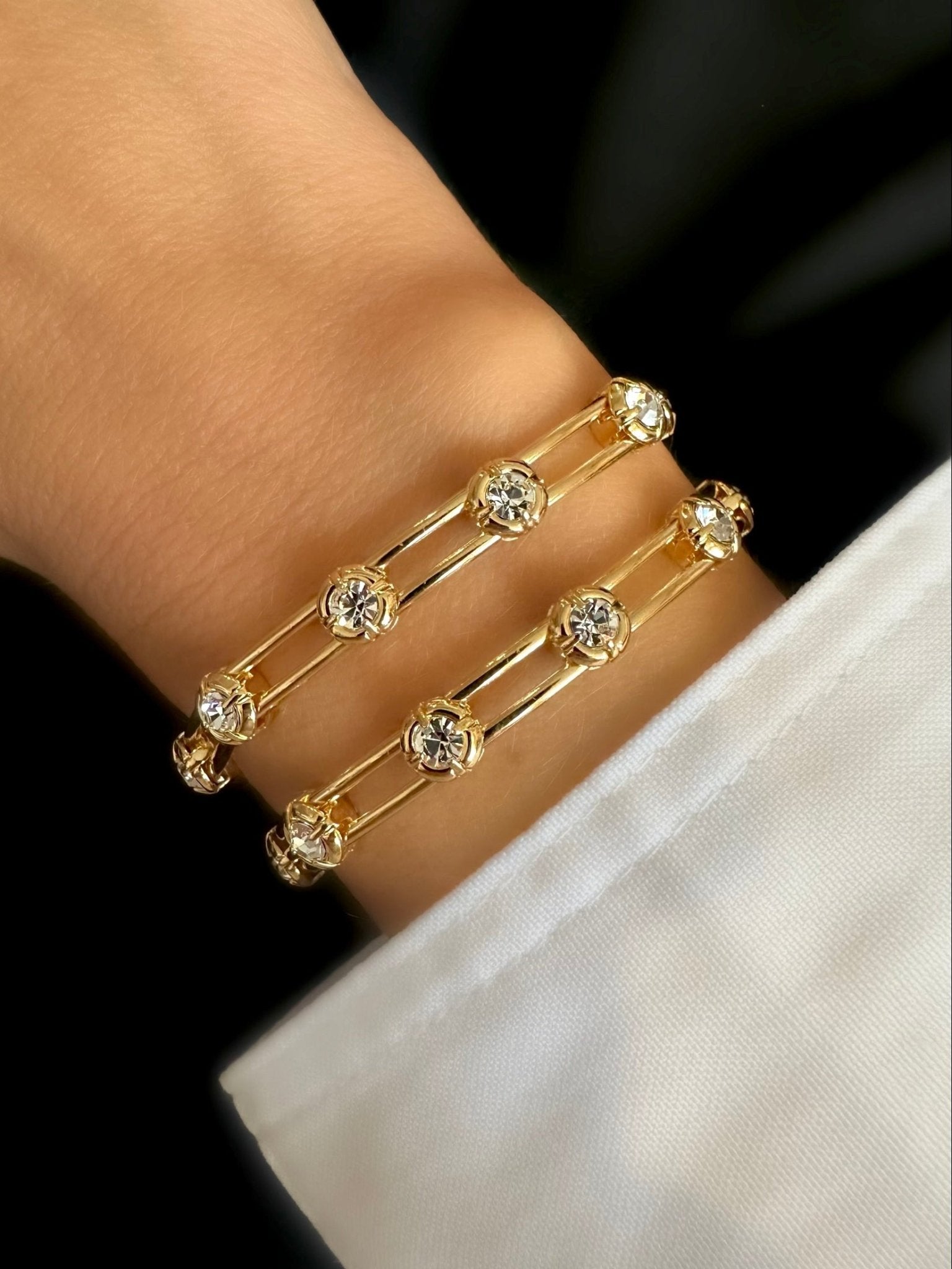 Pulsera Mónaco (White) - LE MARSHAND™