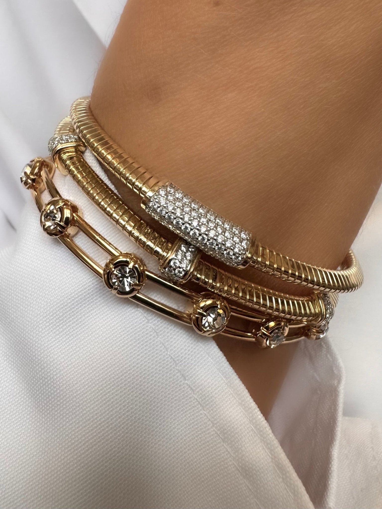 Pulsera Mónaco (White) - LE MARSHAND™