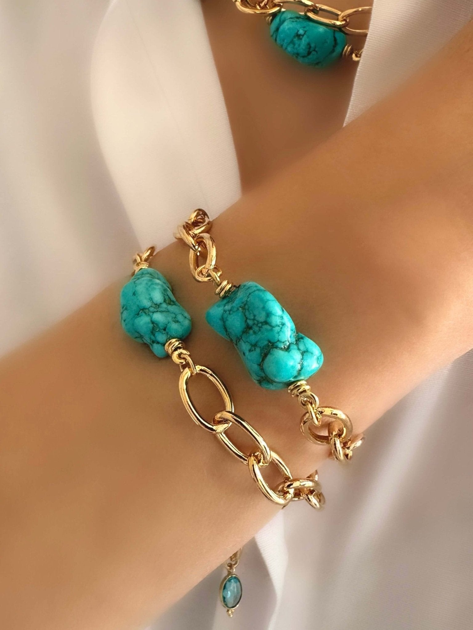 Pulsera Océano Turquesa - LE MARSHAND™