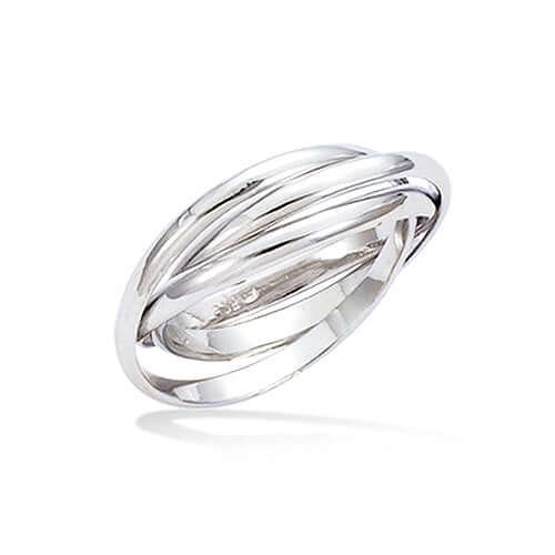 Le Marshand®  -  Joyería en plata 925, chapado en Oro 24K - Anillo Trio (Plata) - Diseños propios - Brazaletes, pulseras, collares y pendientes - Joyería online - Mallorca