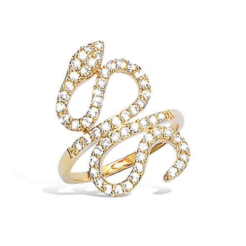 Le Marshand®  -  Joyería en plata 925, chapado en Oro 24K - Anillo Circ Serpiente - Diseños propios - Brazaletes, pulseras, collares y pendientes - Joyería online - Mallorca