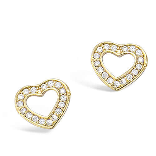 Le Marshand®  -  Joyería en plata 925, chapado en Oro 24K - Pendientes Circ Corazón vacío - Diseños propios - Brazaletes, pulseras, collares y pendientes - Joyería online - Mallorca