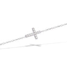 Le Marshand®  -  Joyería en plata 925, chapado en Oro 24K - Pulsera Thin Mini Cruz (Plata 925) - Diseños propios - Brazaletes, pulseras, collares y pendientes - Joyería online - Mallorca