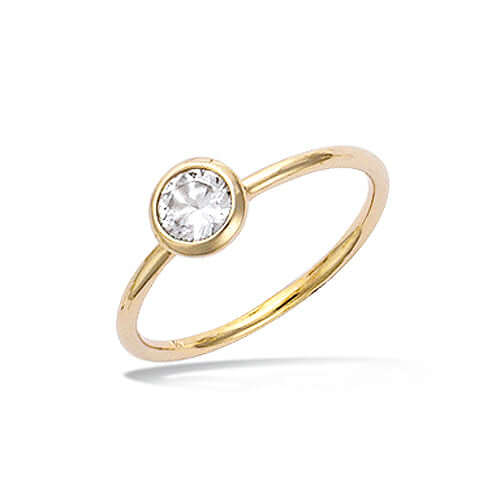 Le Marshand®  -  Joyería en plata 925, chapado en Oro 24K - Anillo Solitario Madrinita (RBJ) - Diseños propios - Brazaletes, pulseras, collares y pendientes - Joyería online - Mallorca