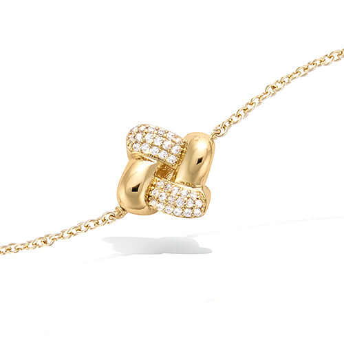 Le Marshand®  -  Joyería en plata 925, chapado en Oro 24K - Pulsera Thin Circ Nudo - Diseños propios - Brazaletes, pulseras, collares y pendientes - Joyería online - Mallorca