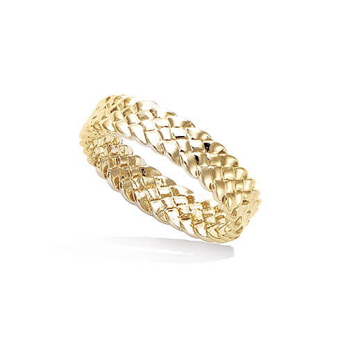 Le Marshand®  -  Joyería en plata 925, chapado en Oro 24K - Anillo Trenzado - Diseños propios - Brazaletes, pulseras, collares y pendientes - Joyería online - Mallorca