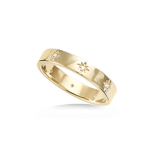 Le Marshand®  -  Joyería en plata 925, chapado en Oro 24K - Anillo estrellitas Swarovski - Diseños propios - Brazaletes, pulseras, collares y pendientes - Joyería online - Mallorca