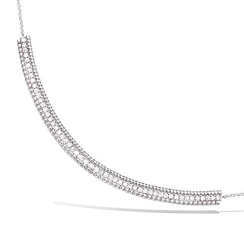 Le Marshand®  -  Joyería en plata 925, chapado en Oro 24K - Collar Lili (Plata) (RBJ) - Diseños propios - Brazaletes, pulseras, collares y pendientes - Joyería online - Mallorca