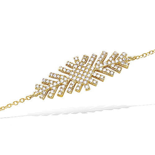 Le Marshand®  -  Joyería en plata 925, chapado en Oro 24K - Pulsera Thin Estrella Navidad Large - Diseños propios - Brazaletes, pulseras, collares y pendientes - Joyería online - Mallorca